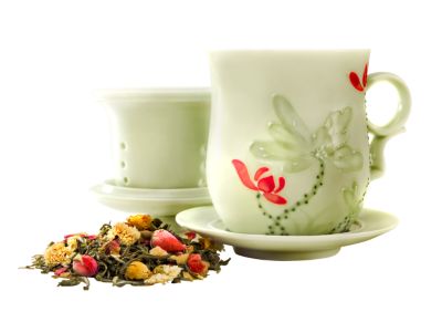 Teavana Floating Lotus Mug
